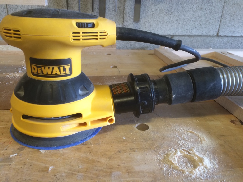 Making a Dewalt Sander work with a Bosch (or Festool) dust hose